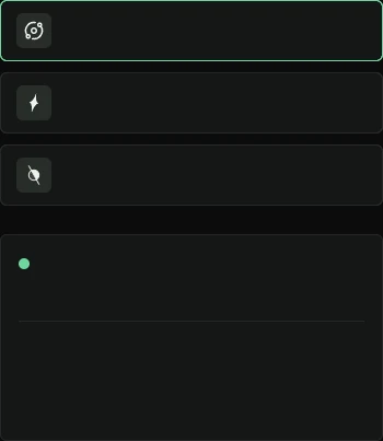 Nebula, Nova and Horizon ask Lyra in turn; Status says who is asking