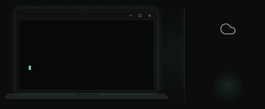 The computer answers; what tries to leave turns back at its edge